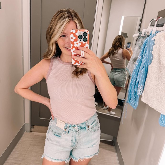user image by @fashionablylindsey, Women's Long Line Tank Top - Wild Fable™