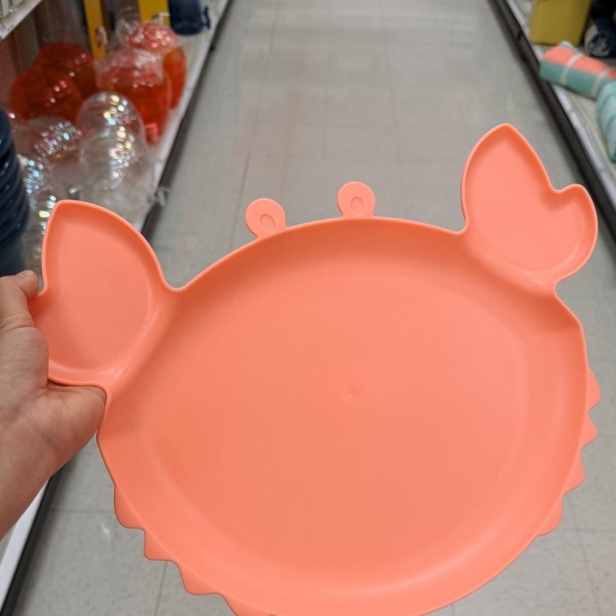 user image by @timberandhive, 11.44&#34; Figural Crab Serving Platter - Sun Squad&#8482;