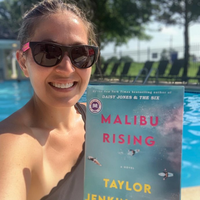 user image by @downtogetthefictionon, Malibu Rising - by Taylor Jenkins Reid