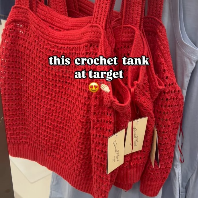 user image by @totargetigo, Women's Openwork Sweater Tank - Universal Thread™