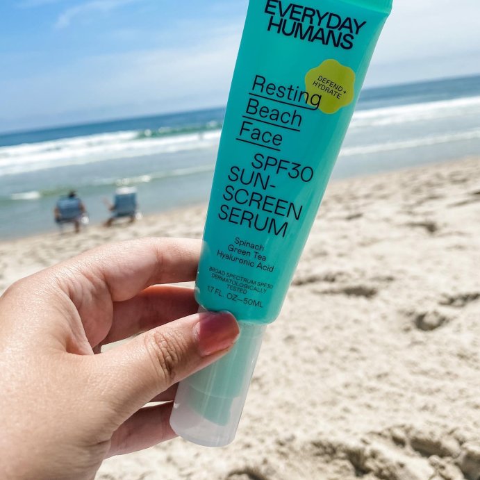 user image by @justdeannathings, Everyday Humans Resting Beach Face Sunscreen Serum - SPF 30 - 1.7 fl oz