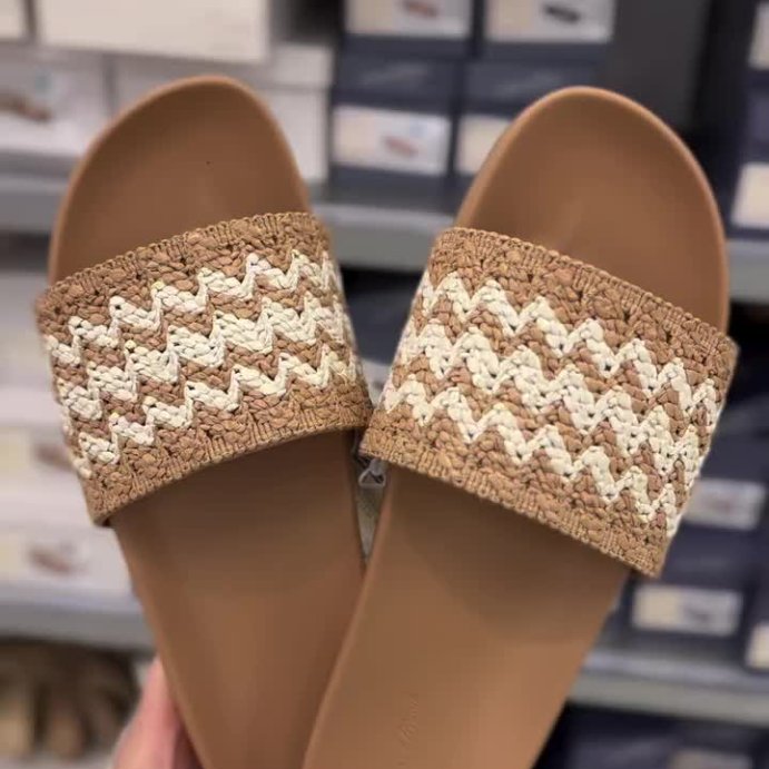 user image by @cant.beat.deals, Women&#39;s Chloe Raffia Footbed Slide Sandals - Universal Thread&#8482;
