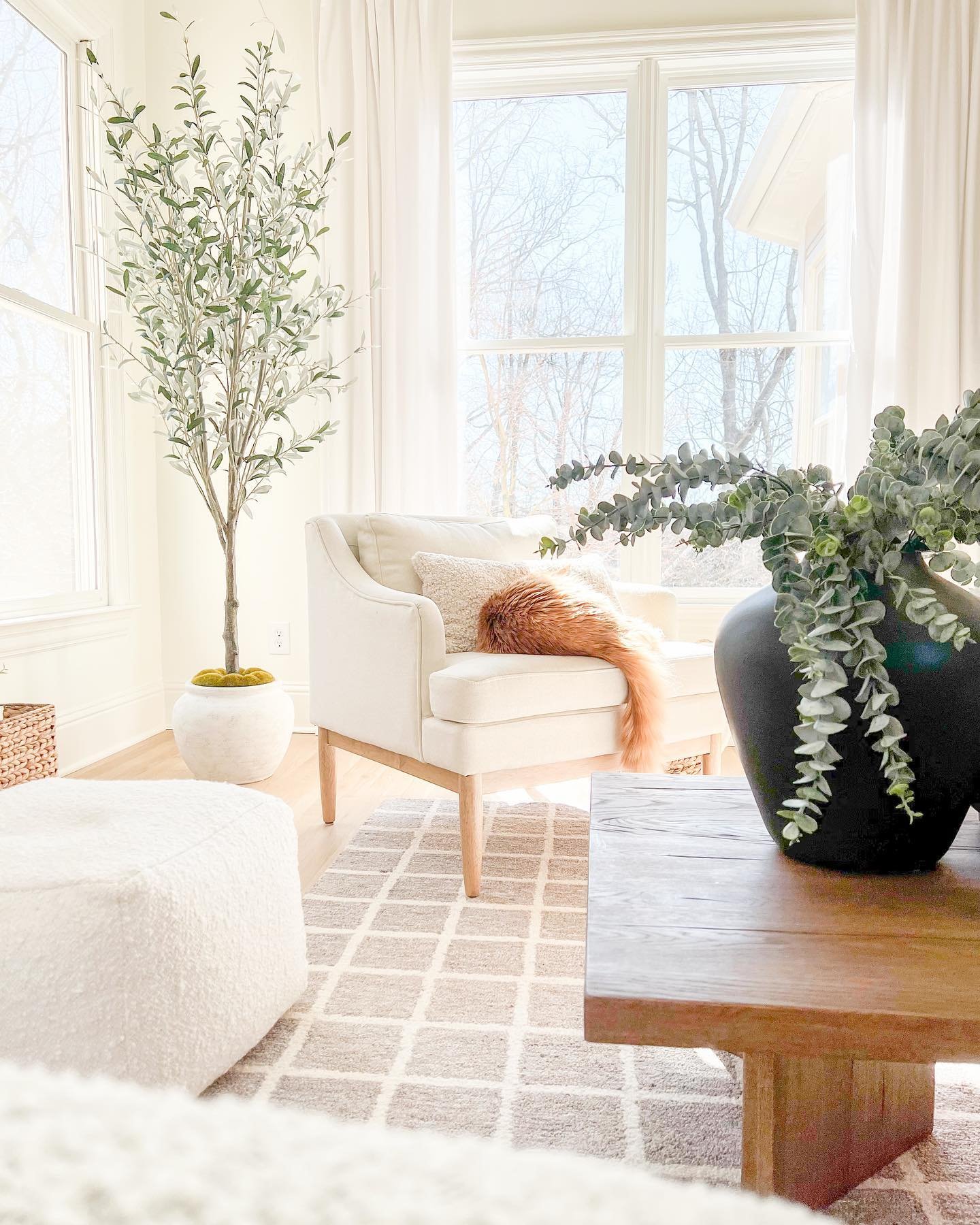 user image by @asturiaofmylife, 93&#34; Artificial Olive Tree - Threshold&#8482; designed with Studio McGee: No Assembly, Indoor Polyester Decor