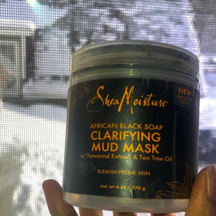 user image by @awa.yahlaray, SheaMoisture African Black Soap Tamarind Extract &#38; Tea Tree Oil Clarifying Mud Mask - 6oz