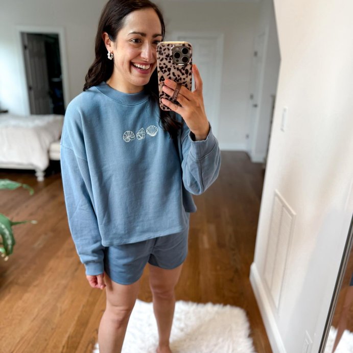 user image by @msnafashion, Women's French Terry Sweatshirt - Wild Fable™
