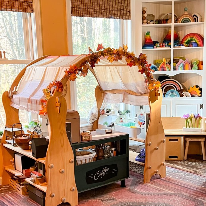user image by @raisingwildsaints, Toy Coffee Barista Station - Hearth &#38; Hand&#8482; with Magnolia