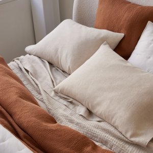 Silky TENCEL™ & Cotton Matelasse Duvet Cover & Shams