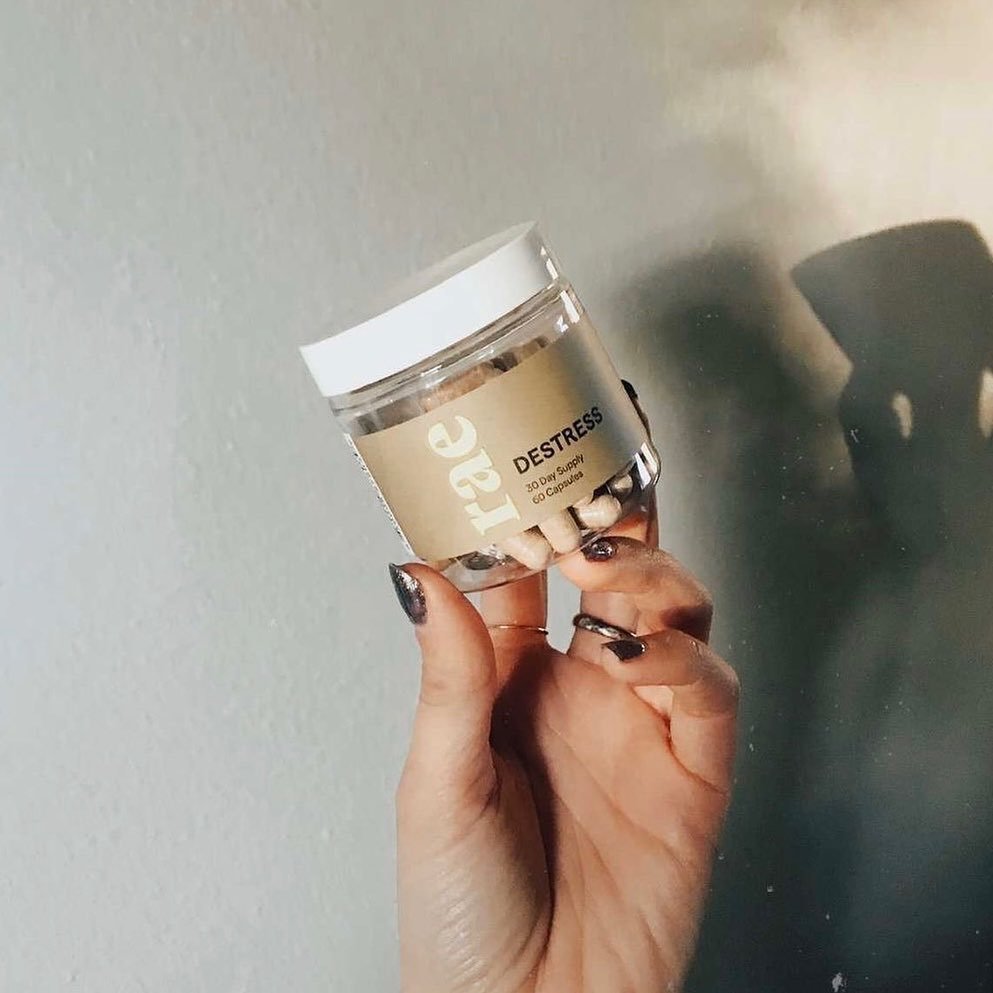 user image by @raeforwellness, Rae Destress Dietary Supplement Vegan Capsules for Stress Relief - 60ct