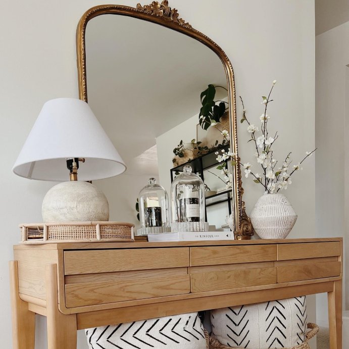 user image by @the_midwestnest, Herriman Wooden Console Table with Drawers - Threshold™ designed with Studio McGee