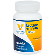 Shop the Vitamin Shoppe Lactase Enzyme for Lactose Digestion - 125 MG (100 Softgels) and more