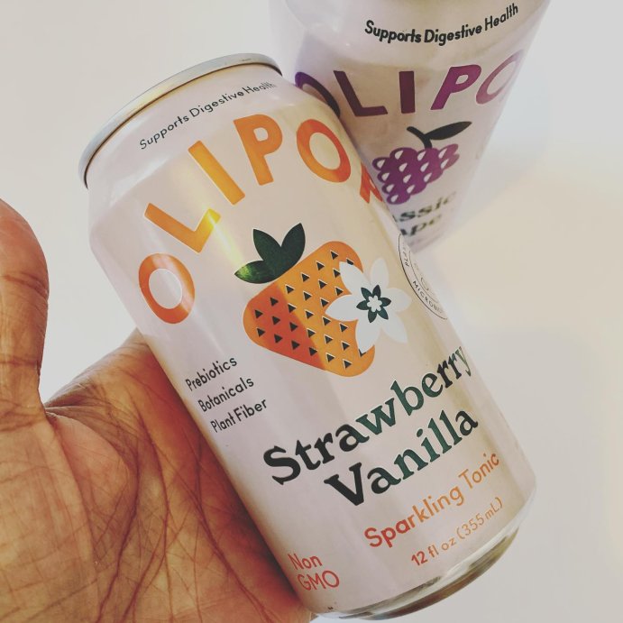 user image by @chynelleveryday, OLIPOP Strawberry Vanilla Prebiotic Soda - 12 fl oz Can