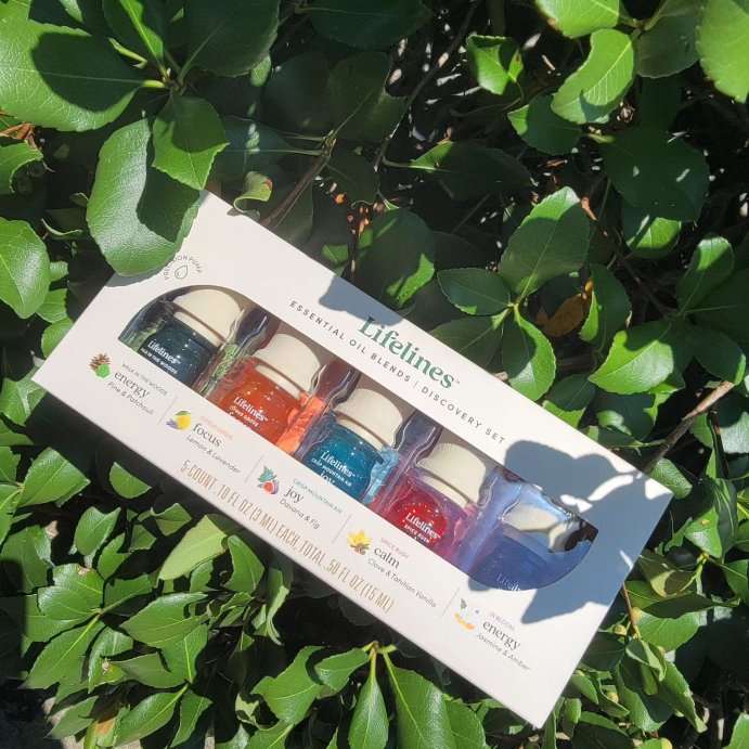 user image by @gcsu_bookstore, 5pk Essential Oil Blend Discovery Set - Lifelines: Aromatherapy, Sustainably Sourced, Precision Pump&#8482;