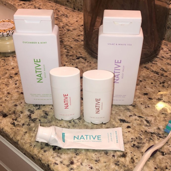 user image by @theycallmemom10, Native Body Wash for Women &#38; Men - Cucumber &#38; Mint - Sulfate Free - 18 fl oz