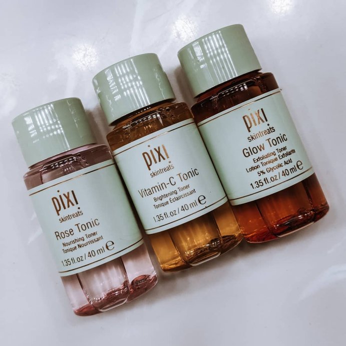 user image by @msyed22, Pixi Skintreats Glow Tonic Glycolic Acid Exfoliating Toner