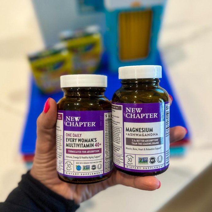 user image by @crowninggloryblog, New Chapter Women&#39;s Multivitamin 40+ Every Woman&#39;s One Daily with Fermented Vitamin C/Vitamin D3/Vitamin/B12/Chaste Tree &#38; Zinc - 30ct