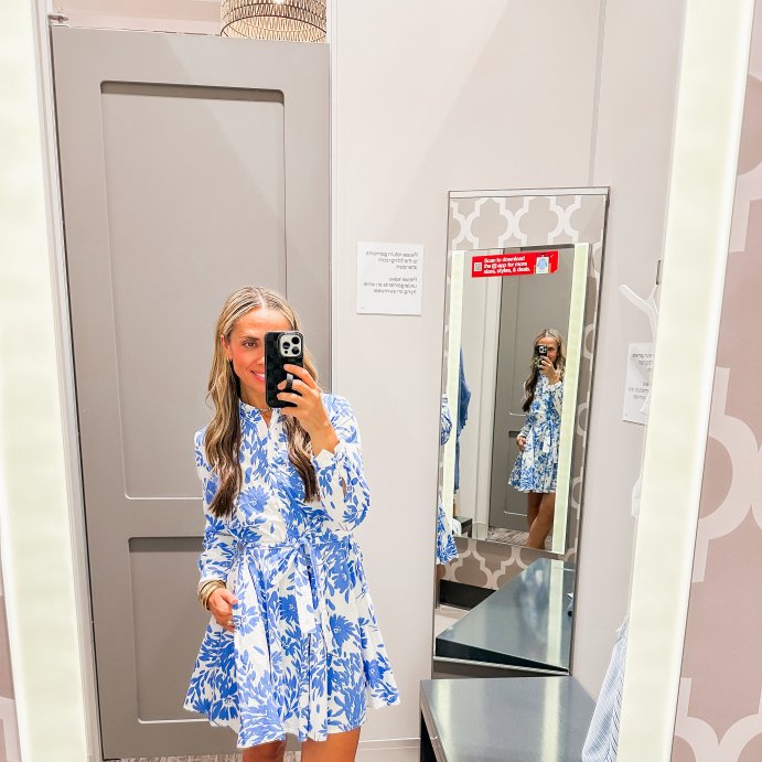 user image by TheReileStyle, Women's Long Sleeve Mini Shirtdress - A New Day™