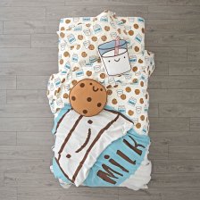 Shop Organic Milk and Cookies Flannel Bedding and more