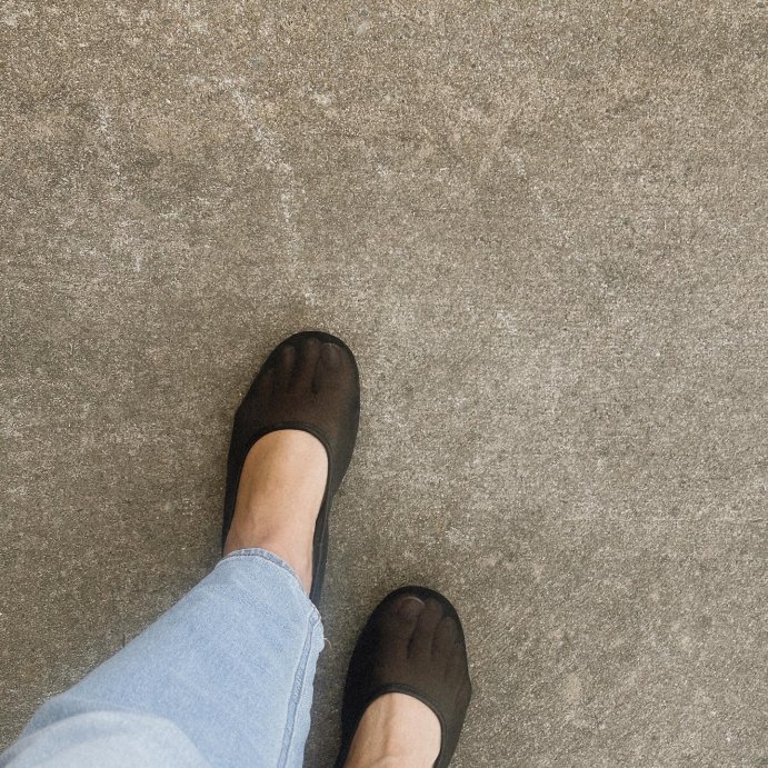 user image by @cassandrampaulley, Women's Mel Sheer Mesh Ballet Flats with Memory Foam Insole - A New Day™