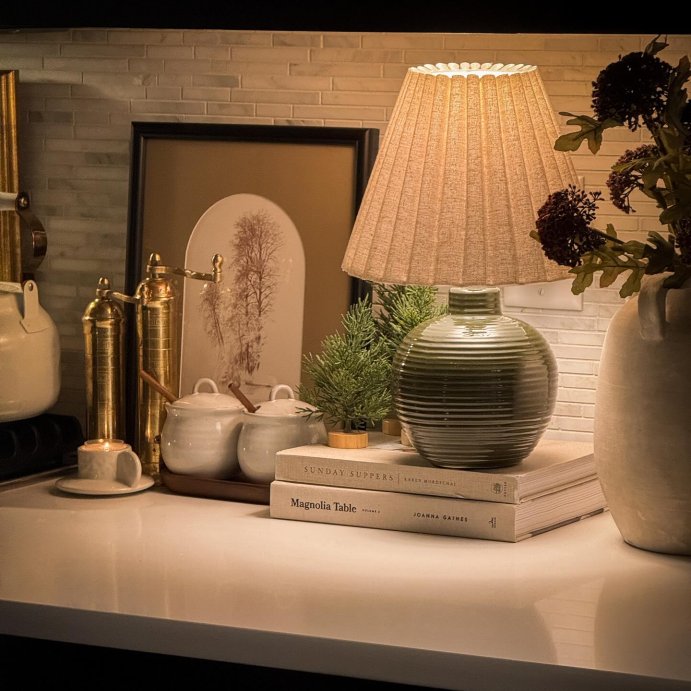 user image by @decorcrushdaily, 5pc Flared Brim Stoneware Salt &#38; Pepper Cellar Set Vintage Cream - Hearth &#38; Hand&#8482; with Magnolia