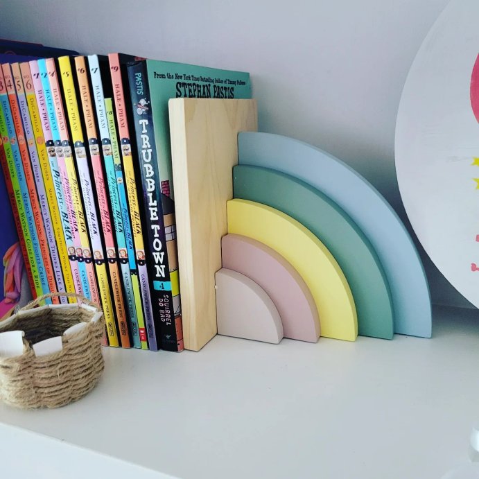 user image by @jacquir5, Rainbow Bookends - Cloud Island&#8482;