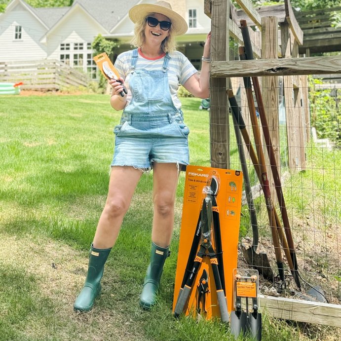 user image by @montgofarmhouse, Fiskars 3pc Tree &#38; Shrub Care Set: Rust-Resistant Steel, Lifetime Limited Warranty