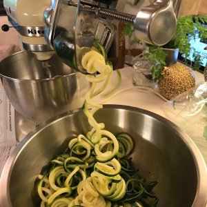 KitchenAid - Use your KitchenAid® Artisan® Mini Stand Mixer and Spiralizer  Attachment to make Mini Spiralized Sweet Potato Casseroles by Love & Olive  Oil. Find the recipe on the blog