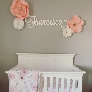 Crepe Paper Flower Decor Set Of 2 Kids Wall Decor Pottery Barn