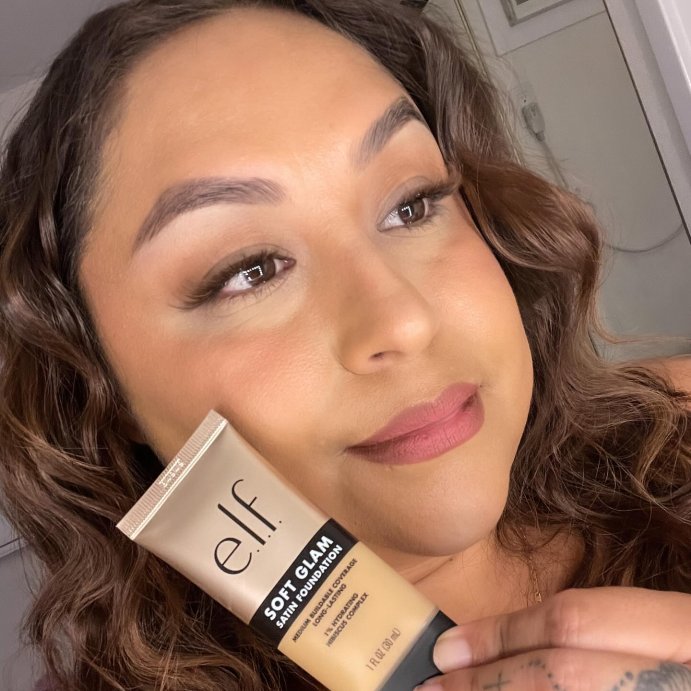user image by @crysselmakeup, e.l.f. Soft Glam Satin Foundation - 1 fl oz