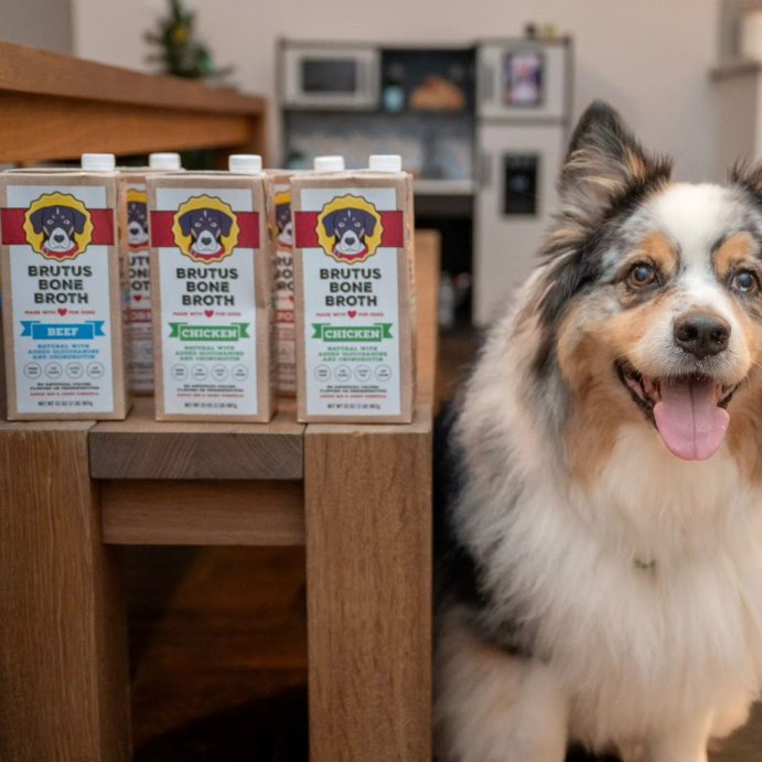 user image by @heisenaussie, Brutus Bone Broth Hip &#38; Joint Formula Wet Dog Food - Supplement - Chicken - 32oz
