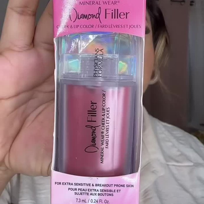 user image by @mimicita.xo, Physicians Formula Mineral Wear Diamond Filler Lip & Cheek Color - 0.24 fl oz