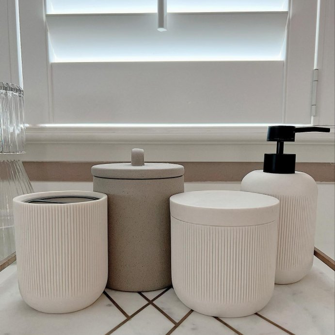 user image by @pampered.home, Modern Resin Soap Pump Sand - Threshold&#8482;