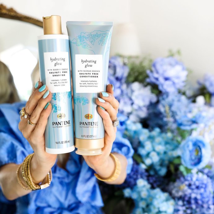 user image by @lombardandfifth, Pantene Sulfate and Silicone Free Baobab Shampoo, Hydrates for Soft Healthy Hair, Nutrient Blends - 9.6 fl oz