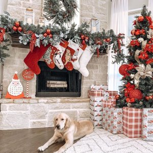 Holiday Icons Crewel Stockings