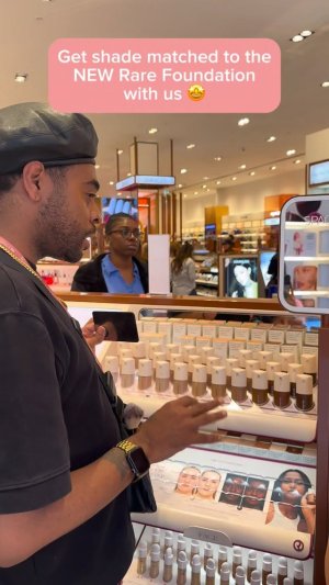 @spacenk&rsquo;s instagram video of Rare Beauty True To Myself Foundation