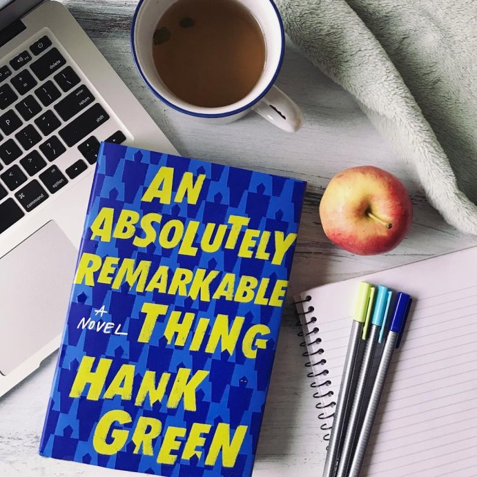 user image by @ashleyfmor, Absolutely Remarkable Thing -  by Hank Green