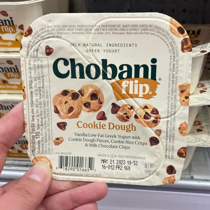user image by @happiesnackiz, Chobani Yogurt