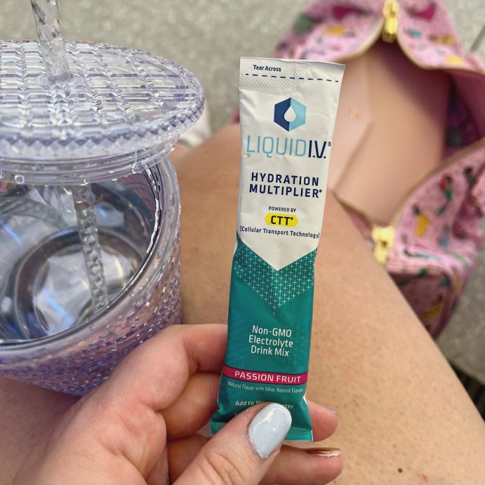 user image by @mouseandmermaid, Liquid I.V. Hydration Multiplier Vegan Powder Electrolyte Supplements - Passion Fruit - 0.56oz each/10ct