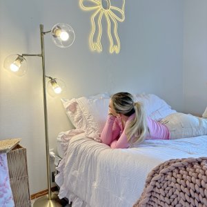 Glass Spotlight Floor Lamp