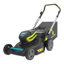 Shop Yardworks 48V 3-in-1 Brushless Push Lawn Mower, 21-in with 6Ah Battery & Charger and more