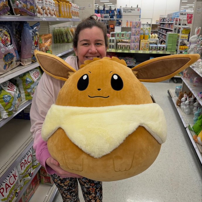 user image by @firewater1983, Pokemon Squishmallows 20&#34; Eevee Jumbo Plush