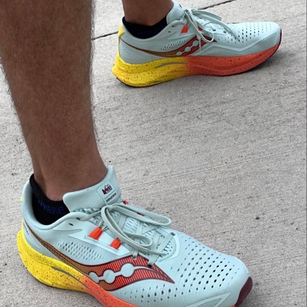 @kevinmathewson's instagram image of Saucony Men's x REI Co-op Endorphin Speed 4 Road-Running Shoes