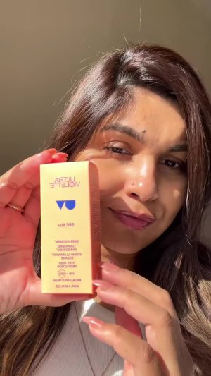 @hello.mishh’s instagram video of Ultra Violette Queen Screen SPF 50+ Luminising Serum SKINSCREEN™