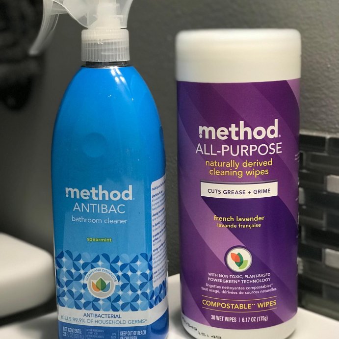 user image by @brittany_lepore, Method Spearmint Antibacterial Bathroom Cleaner Spray Bottle - 28 fl oz