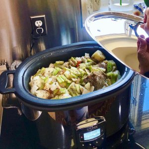 All Clad 7Qt. Gourmet Slow Cooker with In-Pot Browning function