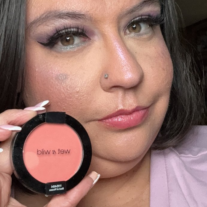 user image by @mrsfarrarmakeup, Wet n Wild Color Icon Blush - Bed of Roses - 0.21oz