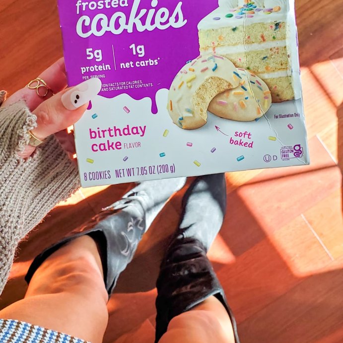 user image by @alittleblondeblogger, Quest Nutrition 5g Protein Frosted Cookie - Birthday Cake - 8ct