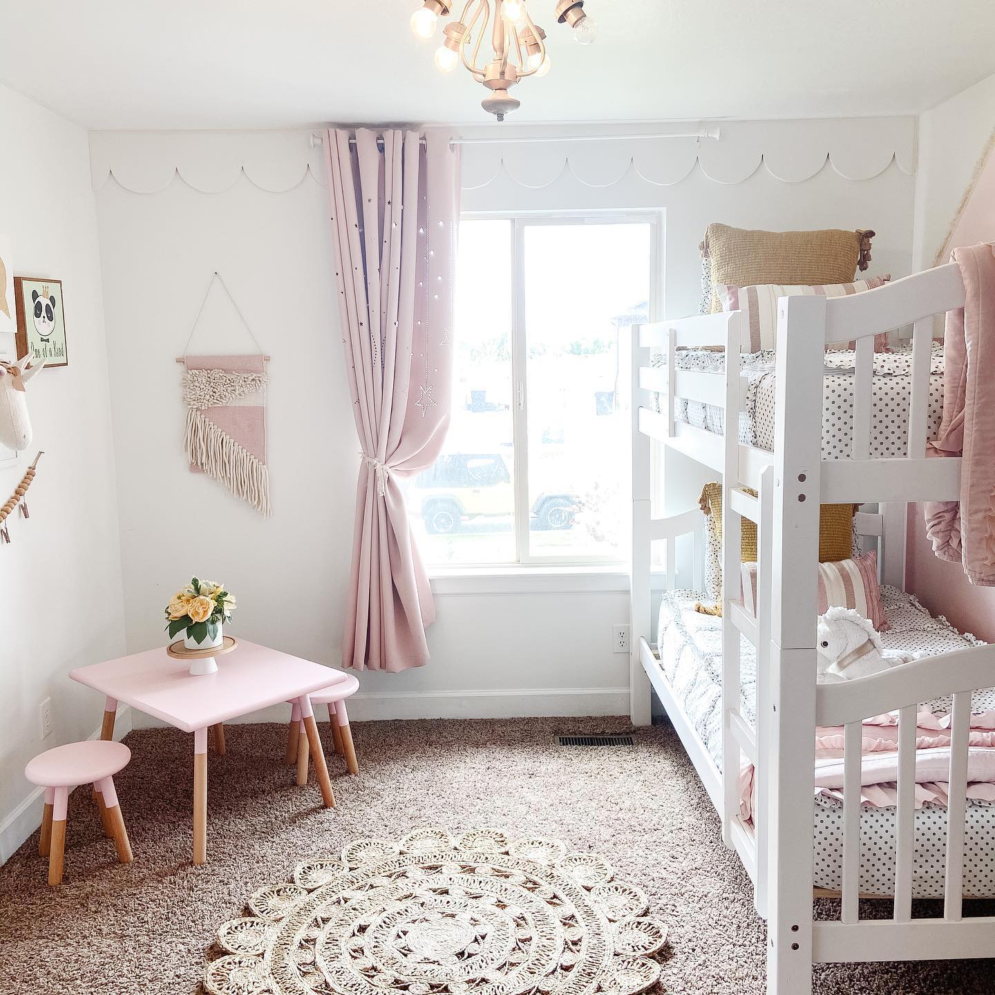 Unicorn pink bedroom Instagram Post