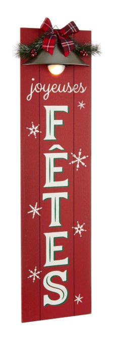 Shop Affiche lumineuse à DEL pour véranda Joyeuses Fête and more