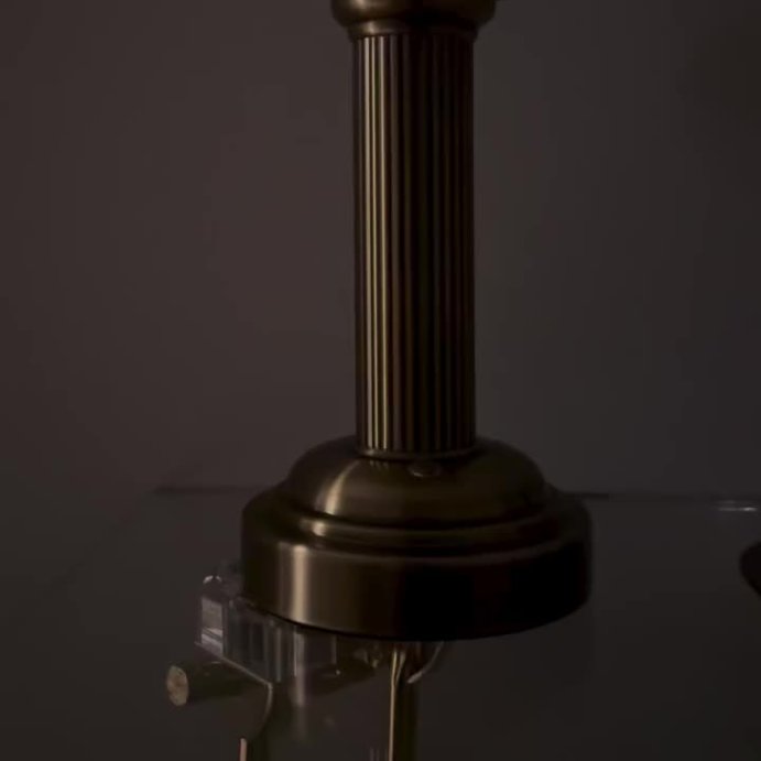 user image by @momwifeandlifefinds, 11.5" Fluted Metal Rechargeable Library Table Lamp (Includes LED Light Bulb) - Hearth & Hand™ with Magnolia