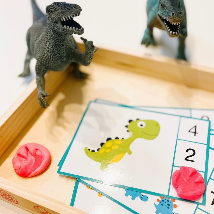 user image by @monkeystepsdesign, Melissa &#38; Doug Natural Play: Play, Draw, Create Dinosaurs Drawing Activity Set &#38; Magnet Kit - Reusable Mess-Free Travel Activity